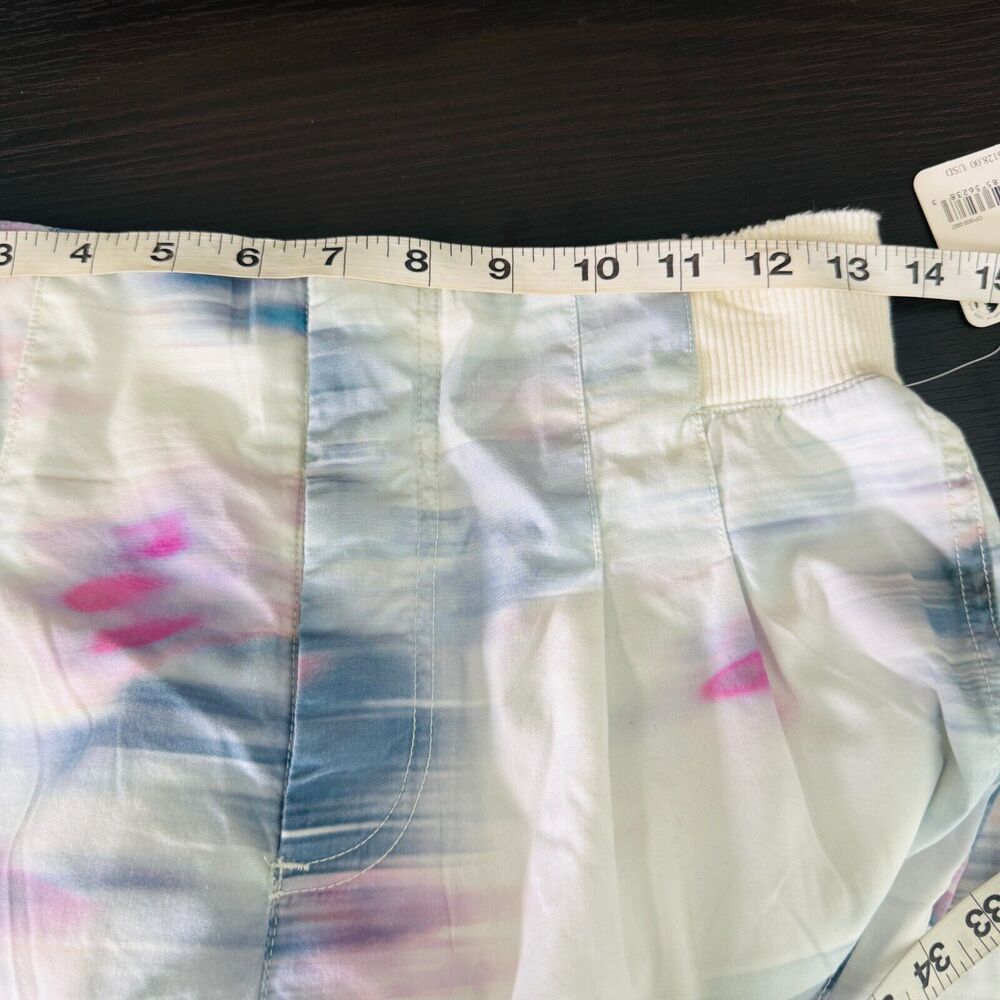 Free People Mesmerize Me Pants Womens Small Marble Cargo Boho FP Movement NEW - Picture 10 of 12
